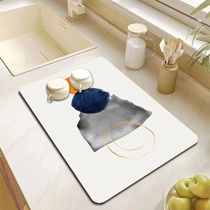 Kitchen Antiskid Dish Draining Mat