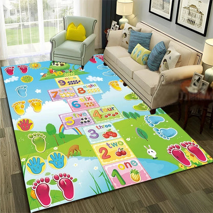 Kids Cartoon Game Non-Slip Floor Mat