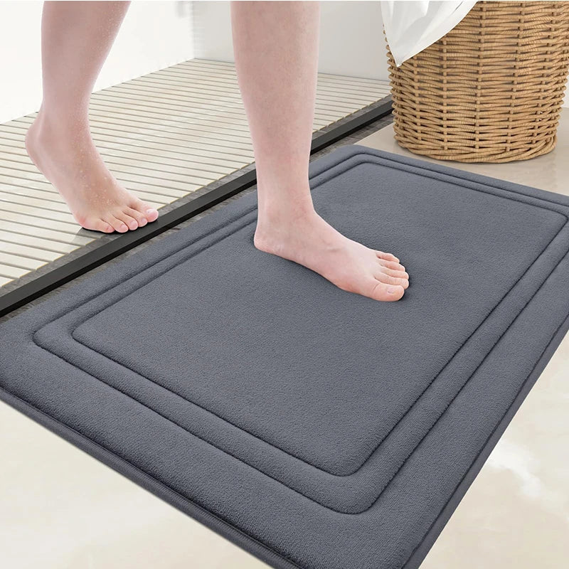 Olanly Memory Foam Soft Non-Slip Bath Mat