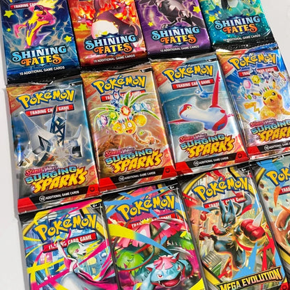 Pokemon 360PCS English Trading Card Bundle – 151 Black Bolt, White Flare & Surging Sparks Booster Collection
