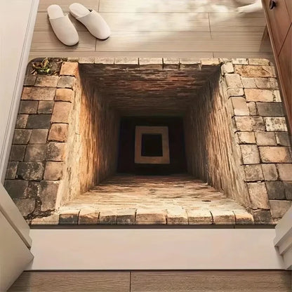 3D Deep Well Illusion Door Mat