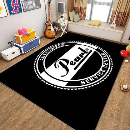 Drum Rug Non-Slip Shock-Absorbing Soundproof Mat for Electronic & Acoustic Drums Music Studio Home Carpet
