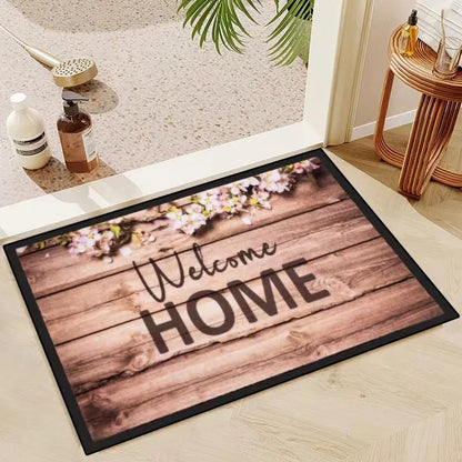 VIKAMA Halloween Clown Trap Rug 3D Illusion Non-Slip Bathroom Entrance Mat Home Decor