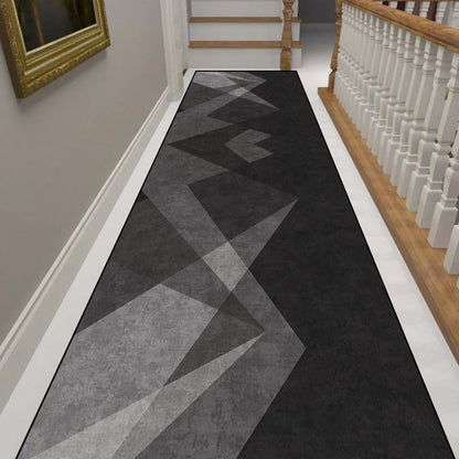 Modern Long Corridor Non-Slip Runner Rug