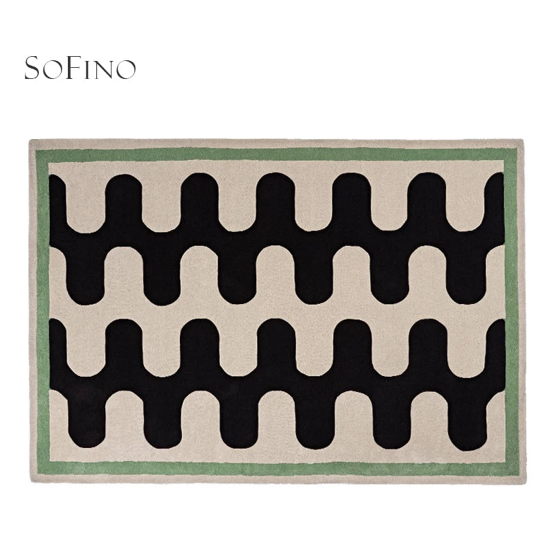 Nordic Vintage Irregular Washable Soft Area Rug