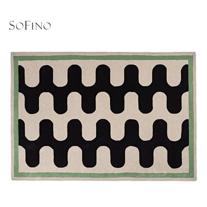 Nordic Vintage Irregular Washable Soft Area Rug