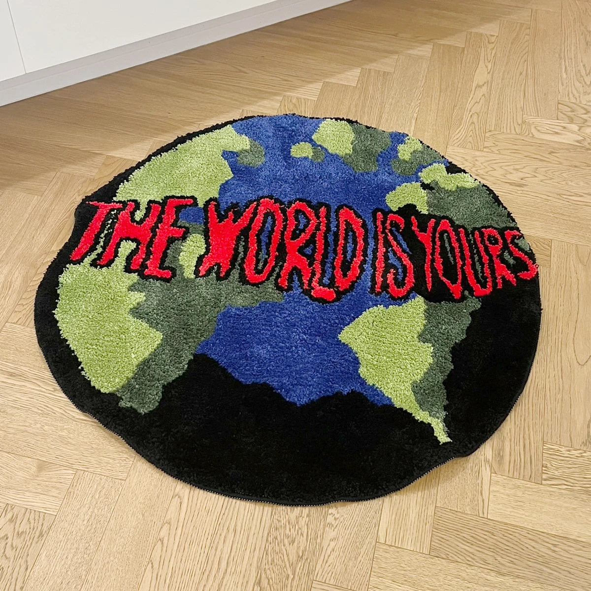 Earth Round Non-Slip Soft Bath Mat