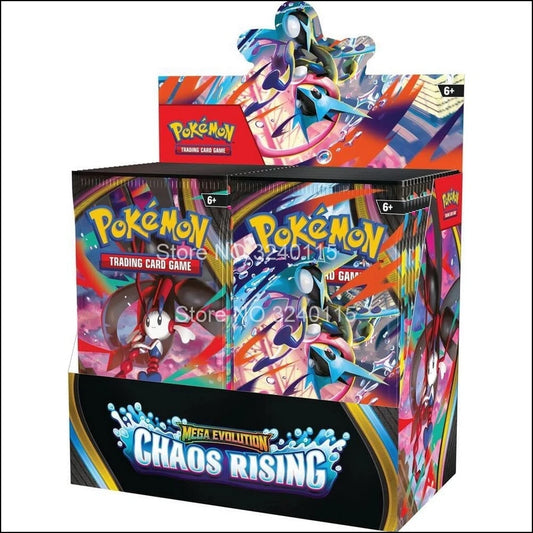 Pokemon Toys Mega Evolution Chaos Rising Booster Display Cards