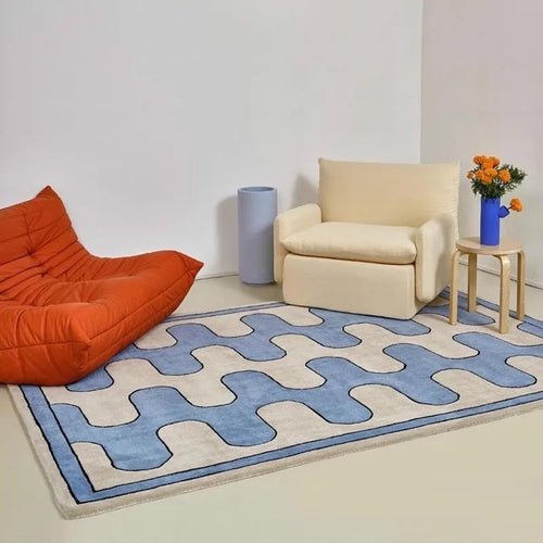 Modern light luxury living room bedside carpet