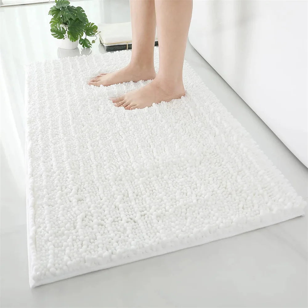 Olanly Chenille Thick Absorbent Bath Rug
