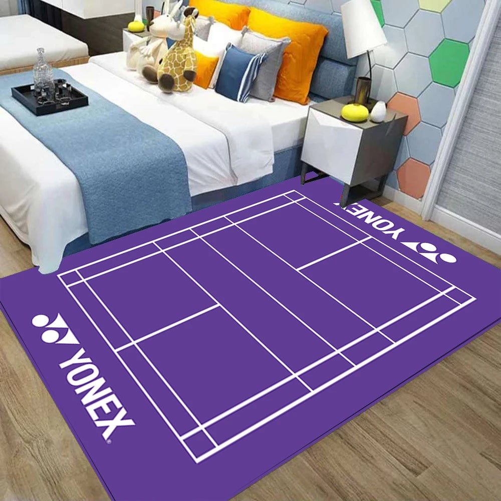 VIKAMA Badminton Sports Non-Slip Area Rug