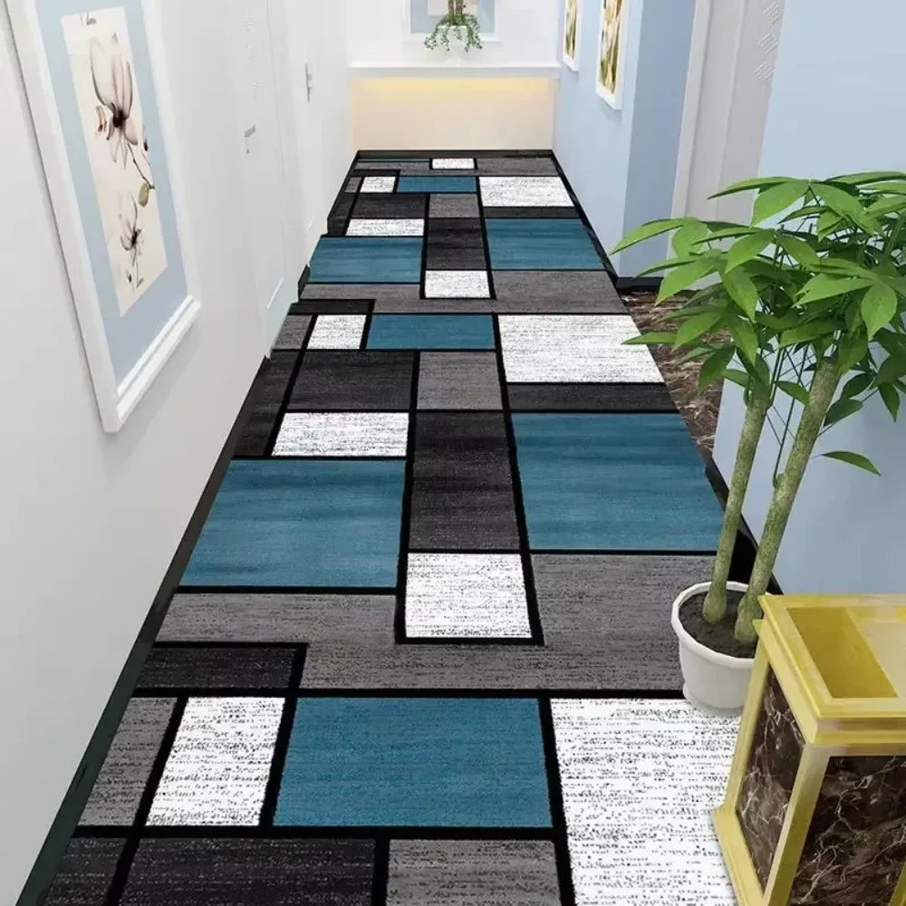Modern Geometric Carpet Mat Rug Home Decoration Abstract Line Pattern Hallway Living Room Floor Mat Living Room Decoration