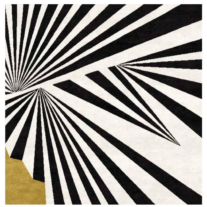 Art Design Nordic Irregular Plush Area Rug