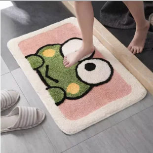 Cartoon Bathroom Floor Mat Absorbent Non-Slip Entrance Door Carpet