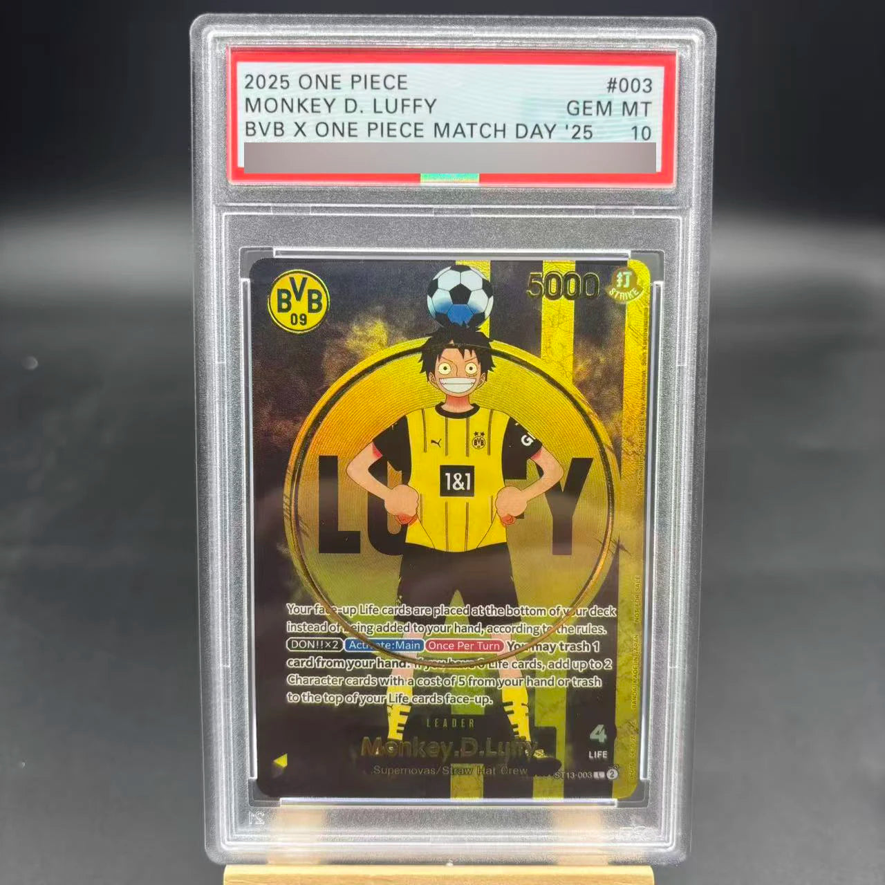 One Piece OP13 Luffy Sabo Ace English Rating Card Set