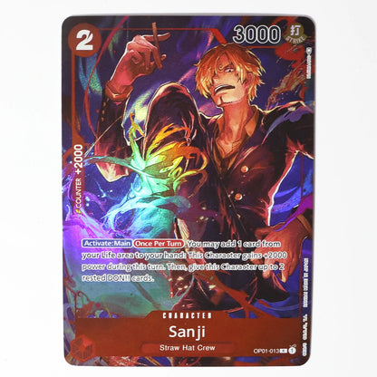 One Piece OPCG Frosted Laser Blue Core Card Set