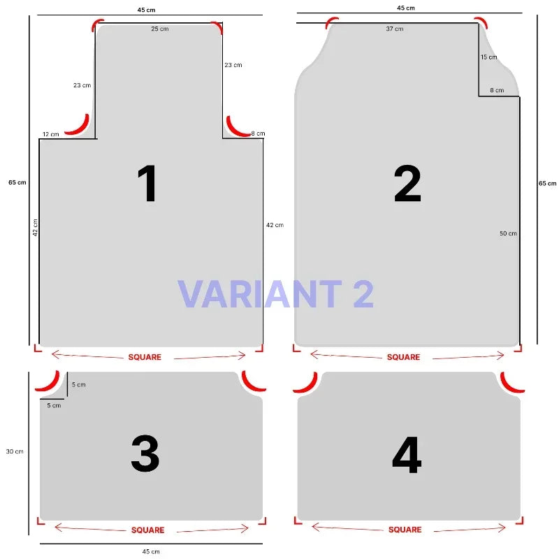Bohemian American Retro Anti-Slip Washable Area Rug Set