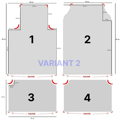 Bohemian American Retro Anti-Slip Washable Area Rug Set