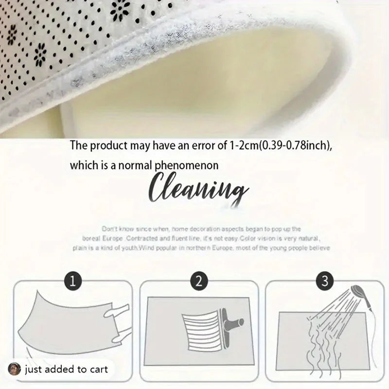 VIKAMA Creative Letter Floor Mat Non-Slip Door Mat Kitchen Long Rug Living Room Bedroom Carpet Machine Washable Home Decor