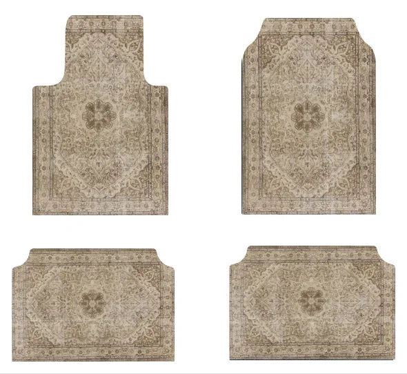 Bohemian American Retro Anti-Slip Washable Area Rug Set