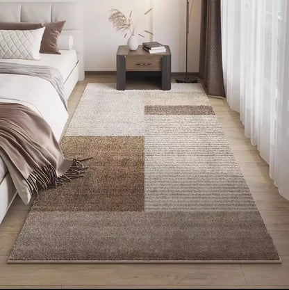 Japanese Silence Cashmere Rug Soft Washable Bedroom Living Room Bedside Mat Home Decor