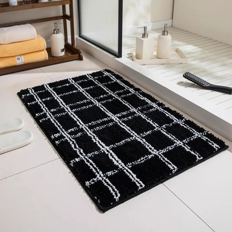Bedside Thickened Carpet Bedroom Rug Sofa Cushion Bay Window Mat Bathroom Absorbent Non-Slip Floor Rug Home Decor