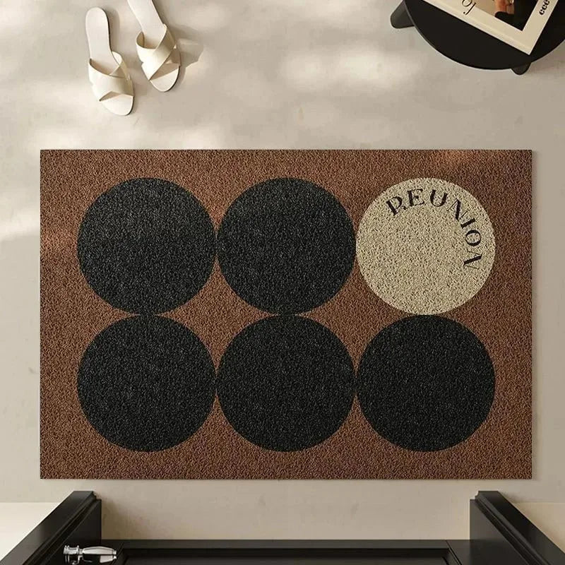 Modern Geometric Abstract Floor Mat