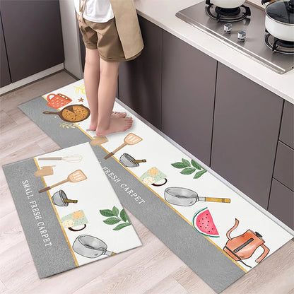 VIKAMA Kitchen Floor Mat Long Carpet Entrance Door Living Room Bedroom Rug