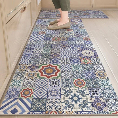 Vintage Waterproof Kitchen Floor Mat