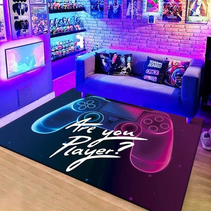 3D Gaming Controller Kids Rug