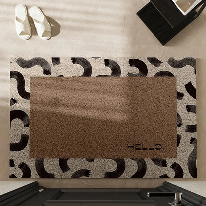 Modern Geometric Abstract Floor Mat