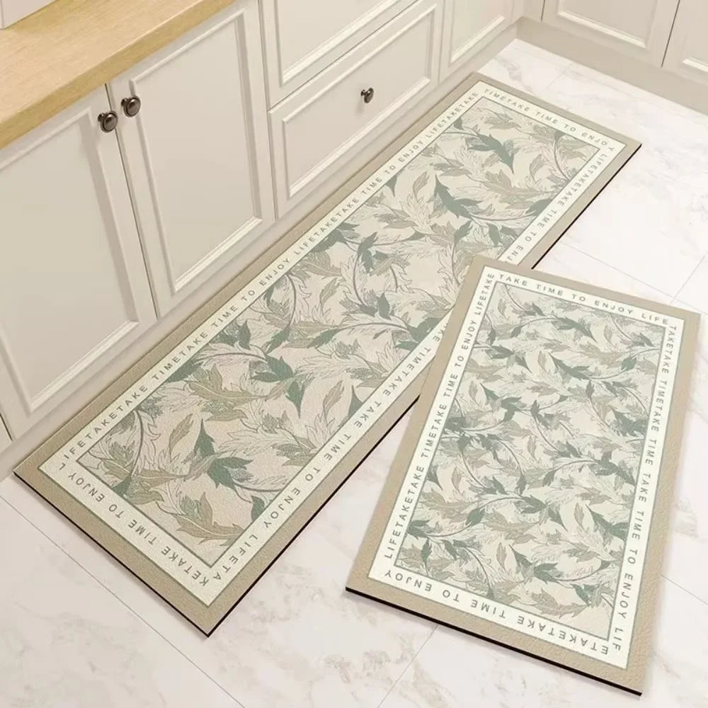 VIKAMA Absorbent Non-Slip Kitchen Floor Mat