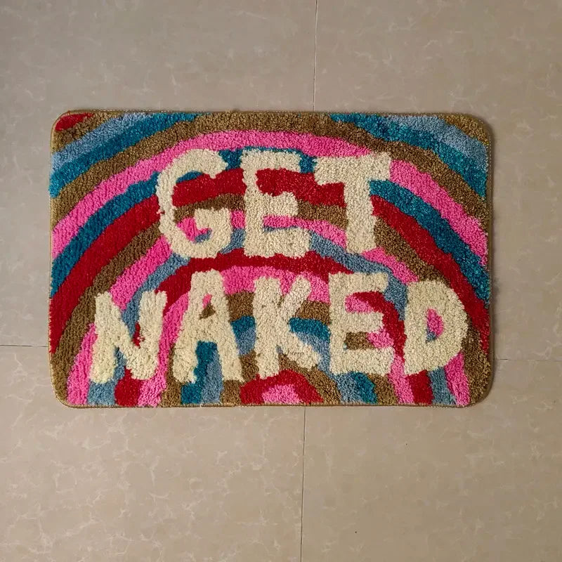 VIKAMA Faux Cashmere Bathroom Area Rug