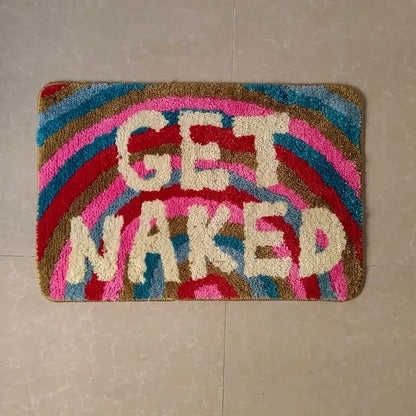 VIKAMA Faux Cashmere Bathroom Area Rug