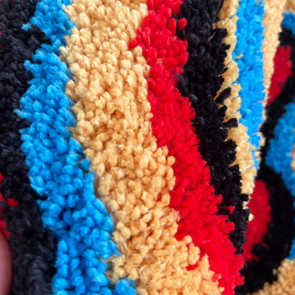 Trippy Smiling Tufted Non-Slip Rug