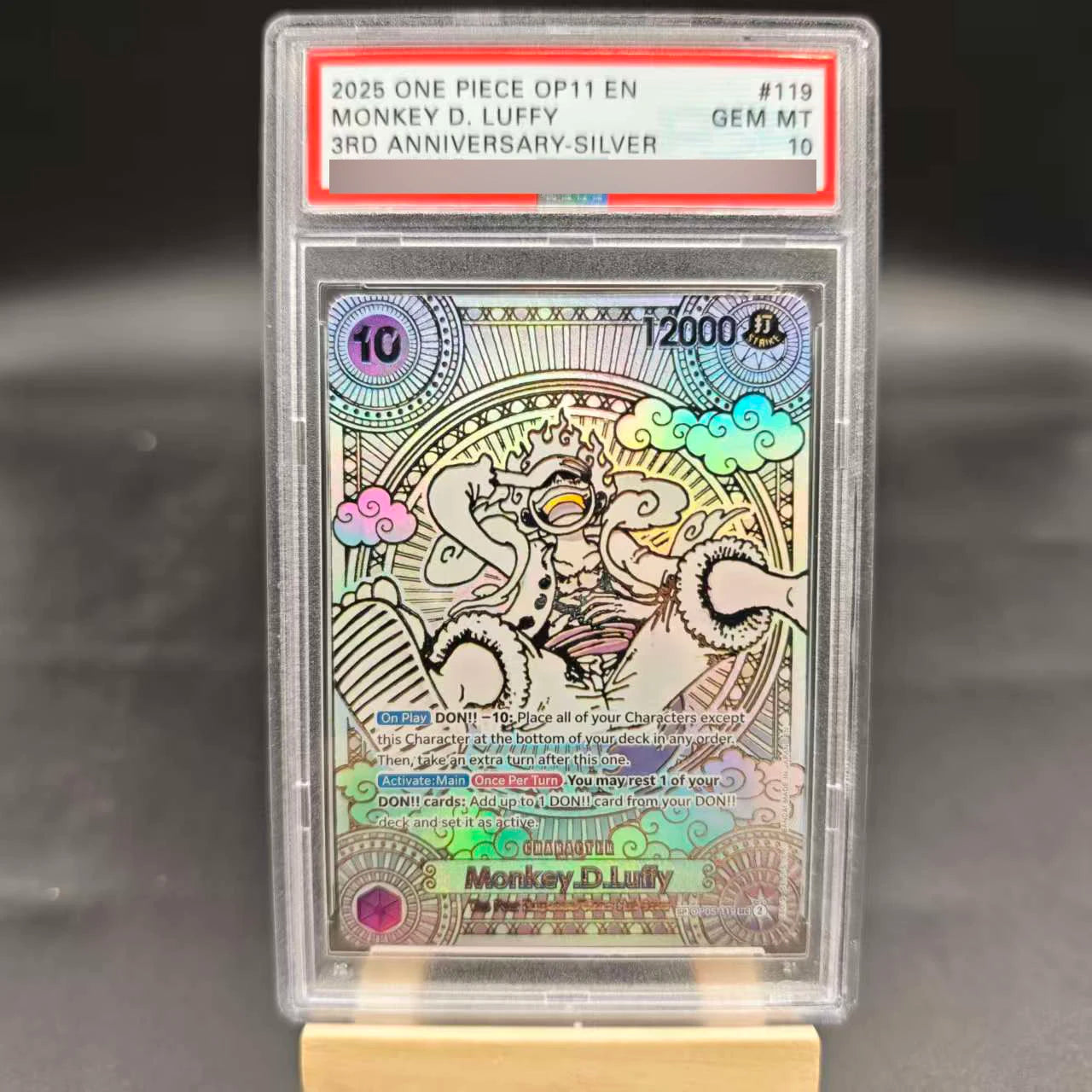 One Piece OP13 Luffy Sabo Ace English Rating Card Set