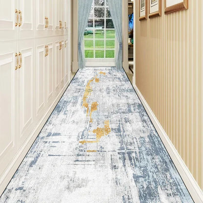 Nordic Abstract Long Corridor Runner Rug