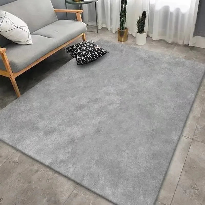 Solid Color Washable Non-Slip Area Rug