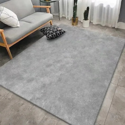 Solid Color Washable Non-Slip Area Rug