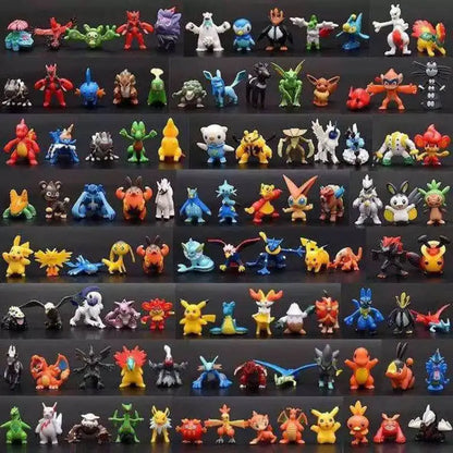 Pokemon Pikachu Mini Action Figure Toy Set 24 144 Pieces