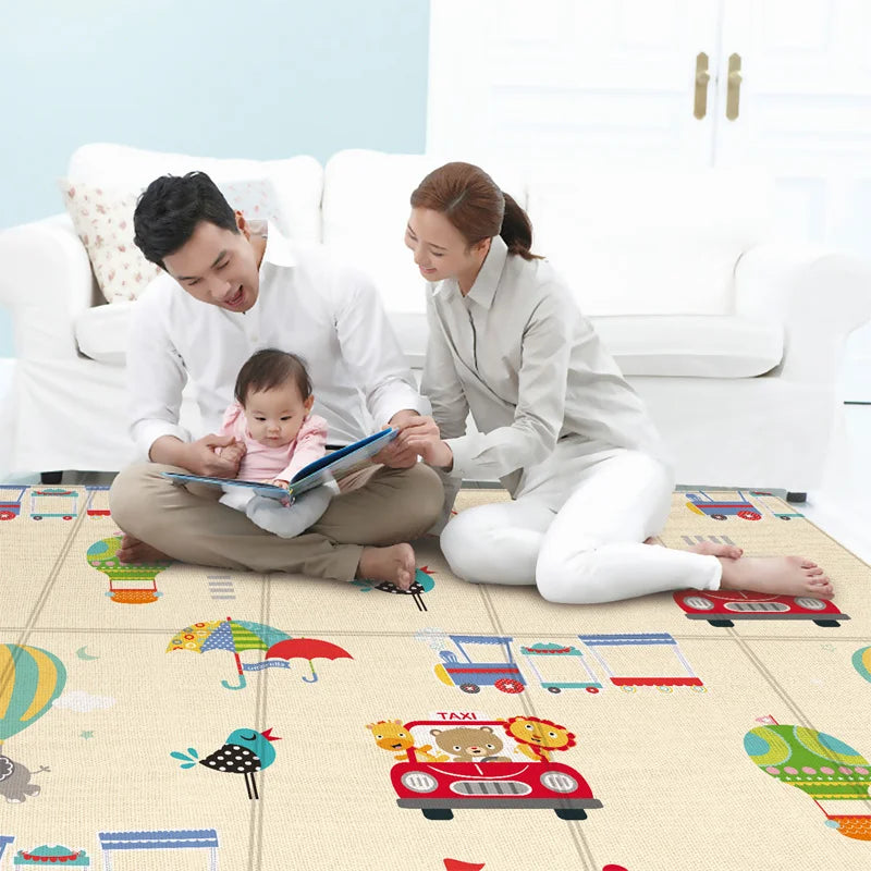 Foldable waterproof kids play mat