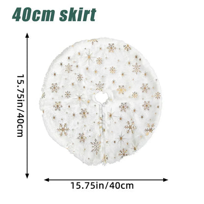 Creative Christmas tree skirt mat 38–40cm for decoration