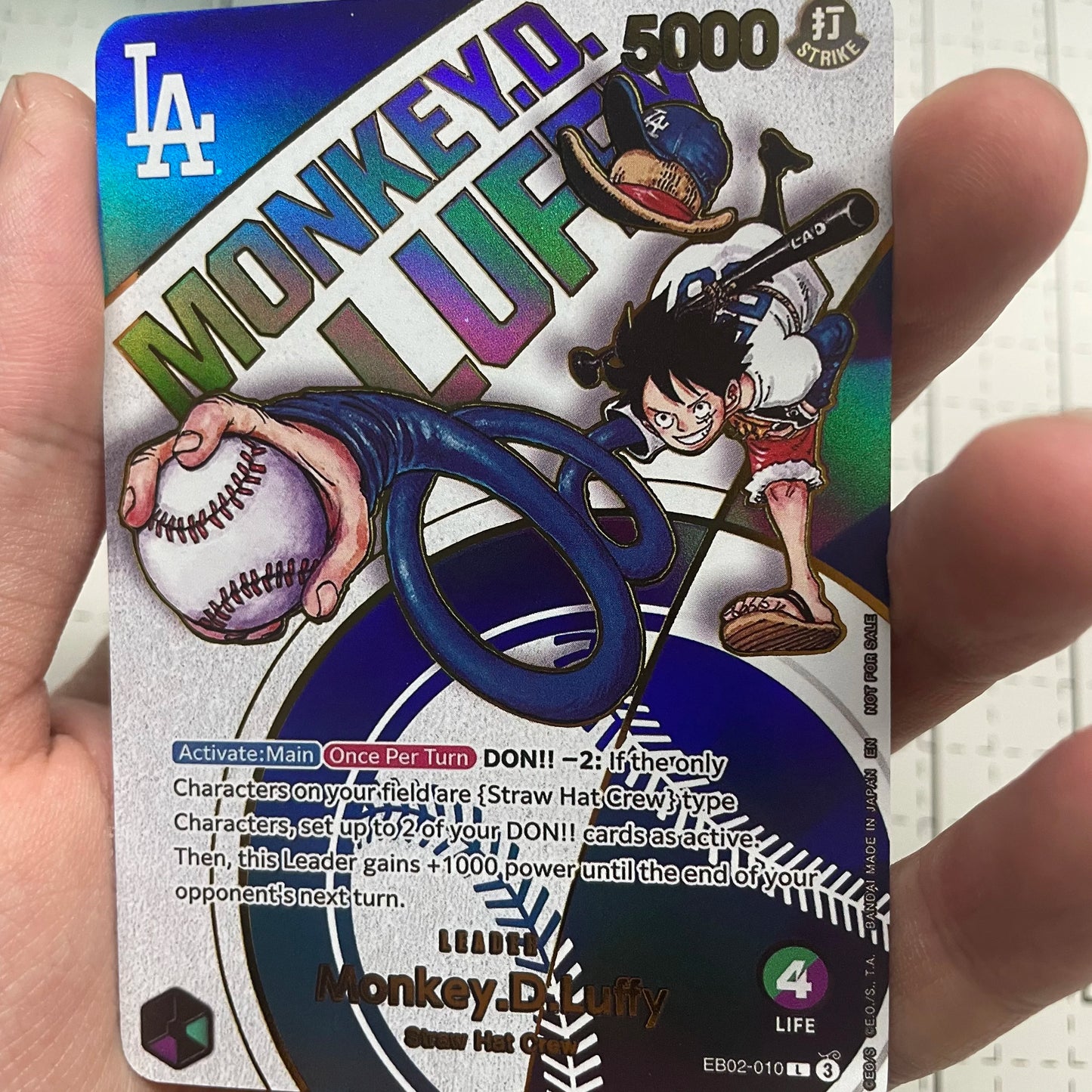 One Piece Baseball Anime Trading Card Collection Set