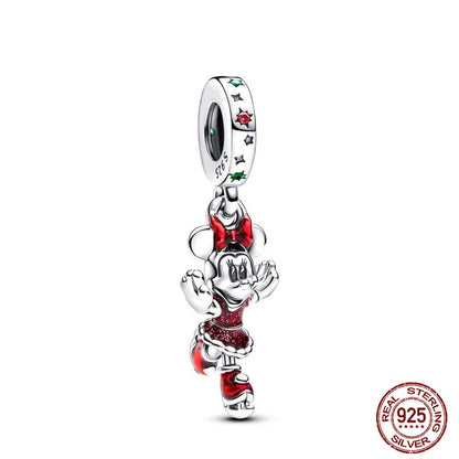 Disney S925 Sterling Silver Charm Beads For Women Bracelet