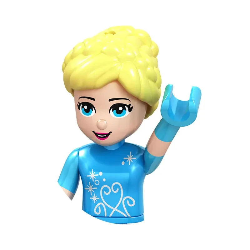 Disney Princess Character Building Blocks Toy Set