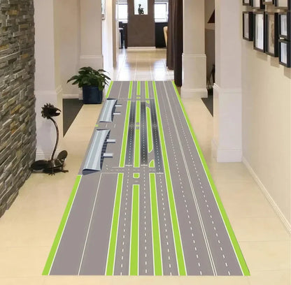 Airport Runway Aviation Kids Rug