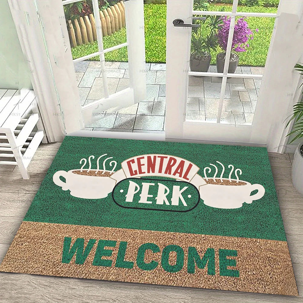 Friends Central Perk coffee cup non-slip rug