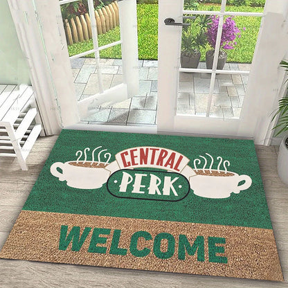 Friends Central Perk coffee cup non-slip rug