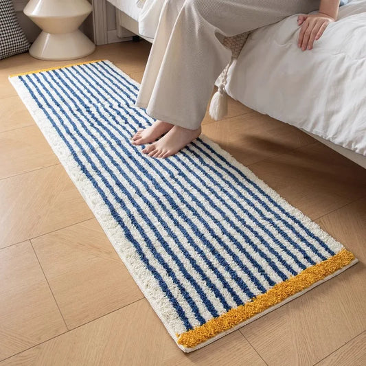 Bedside Thickened Carpet Bedroom Rug Sofa Cushion Bay Window Mat Bathroom Absorbent Non-Slip Floor Rug Home Decor