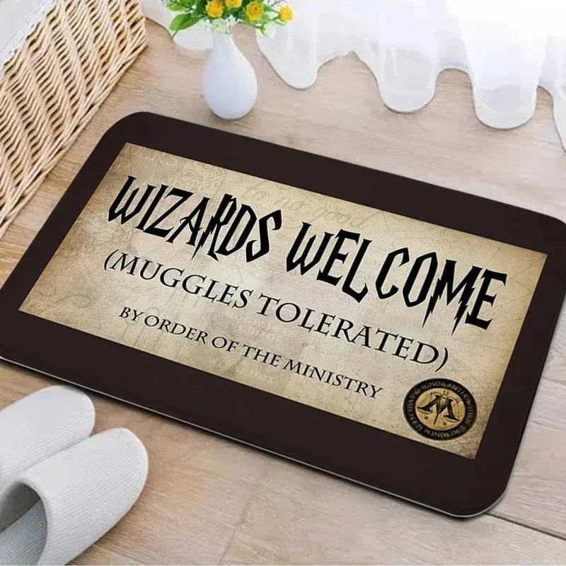 Welcome Home Door Mat Non-Slip Entrance Rug Indoor Kitchen Bathroom Bedroom Carpet Home Decor